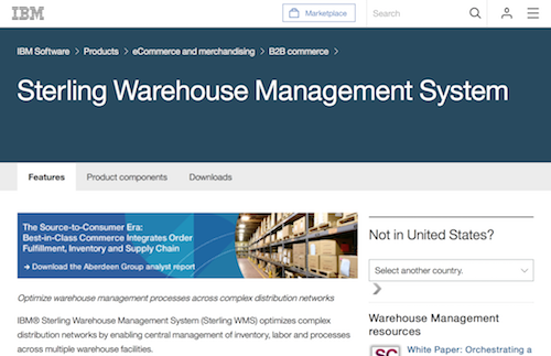 IBM Sterling仓库管理系统简介，IBM S-WMS海外仓库管理软件介绍